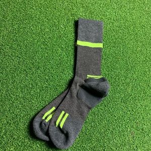 Neon Accent Crew Socks
